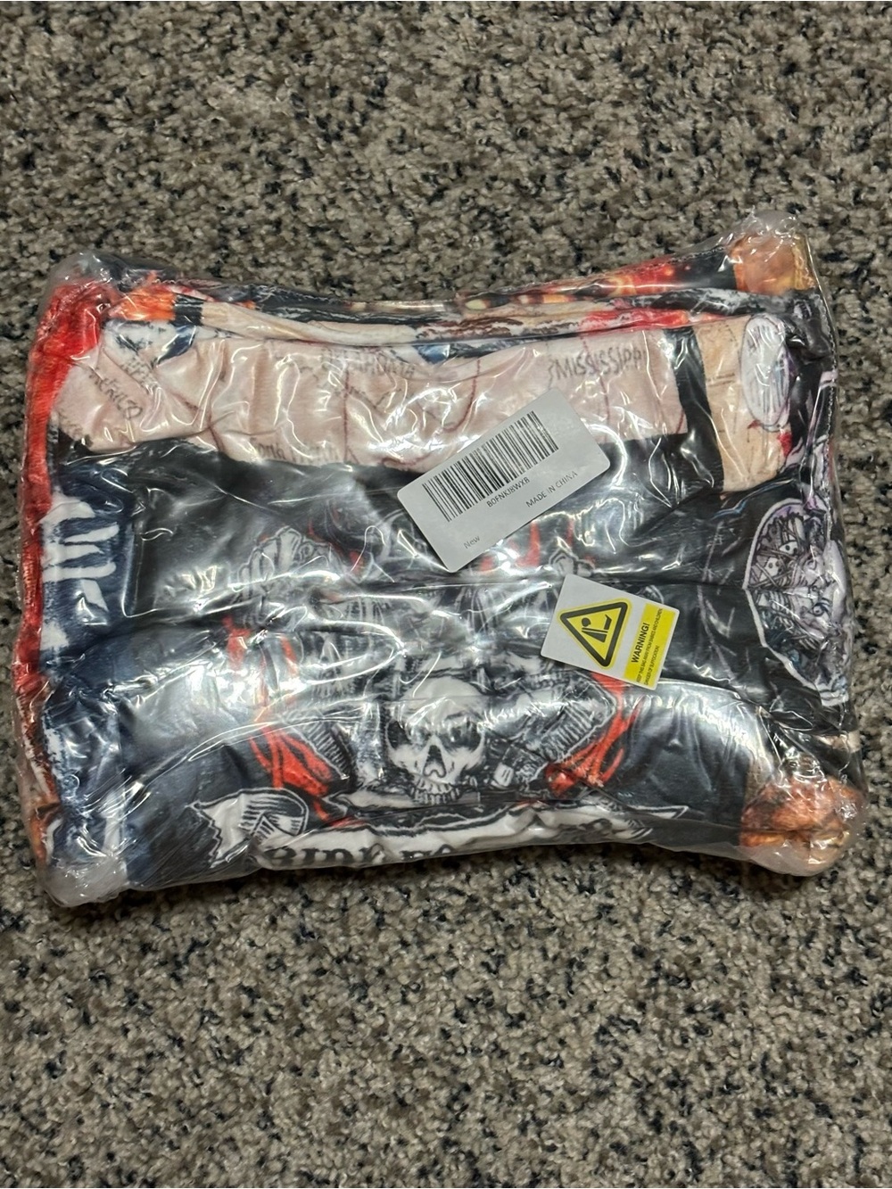 Motorcycle plush blanket - Picture 4 of 5